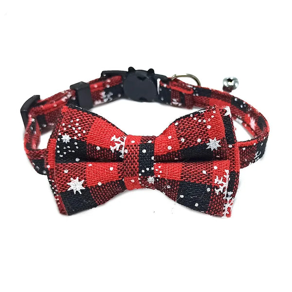 Breakaway Bow Tie Cat Collar With Bell