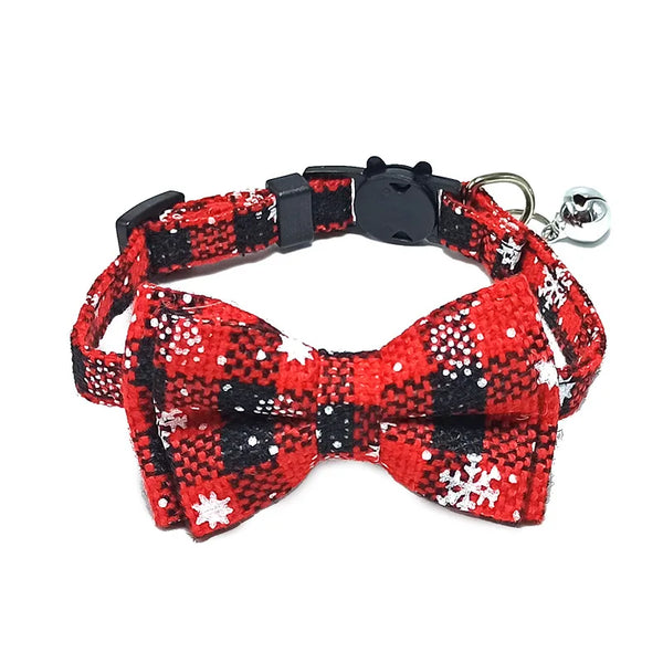 Breakaway Bow Tie Cat Collar With Bell