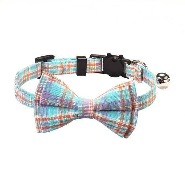 Breakaway Bow Tie Cat Collar With Bell