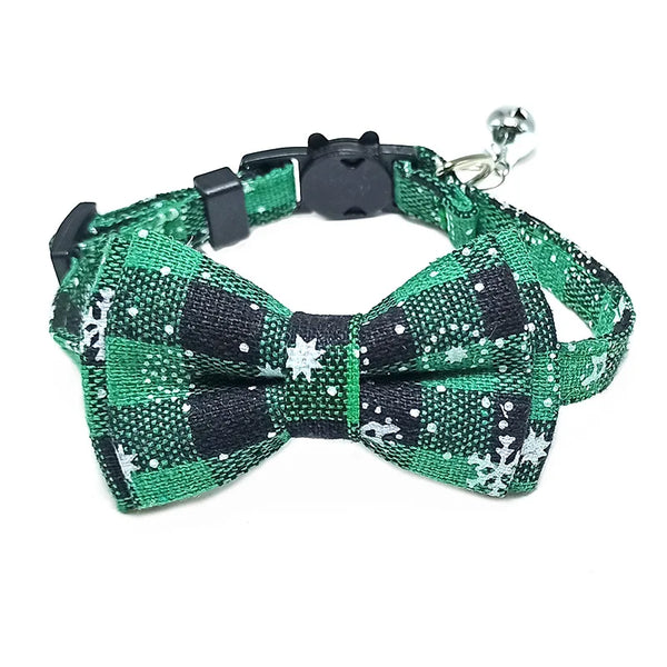 Breakaway Bow Tie Cat Collar With Bell