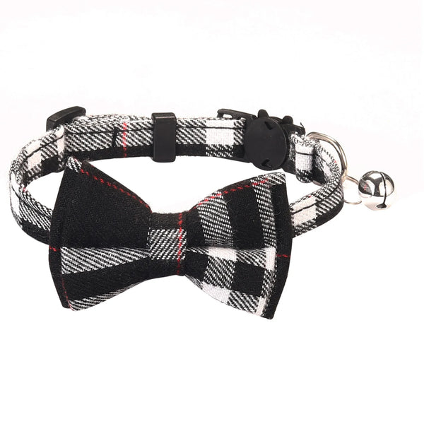 Breakaway Bow Tie Cat Collar With Bell