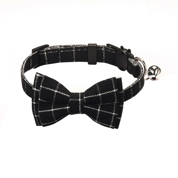 Breakaway Bow Tie Cat Collar With Bell