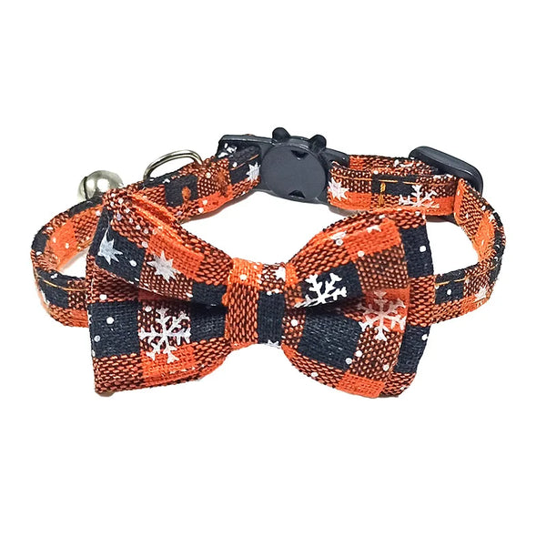 Breakaway Bow Tie Cat Collar With Bell