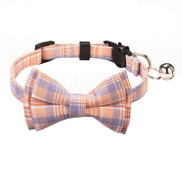 Breakaway Bow Tie Cat Collar With Bell