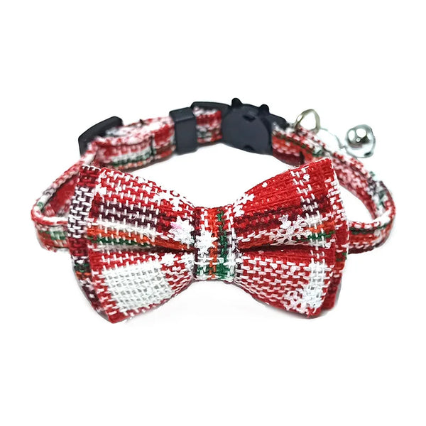 Breakaway Bow Tie Cat Collar With Bell