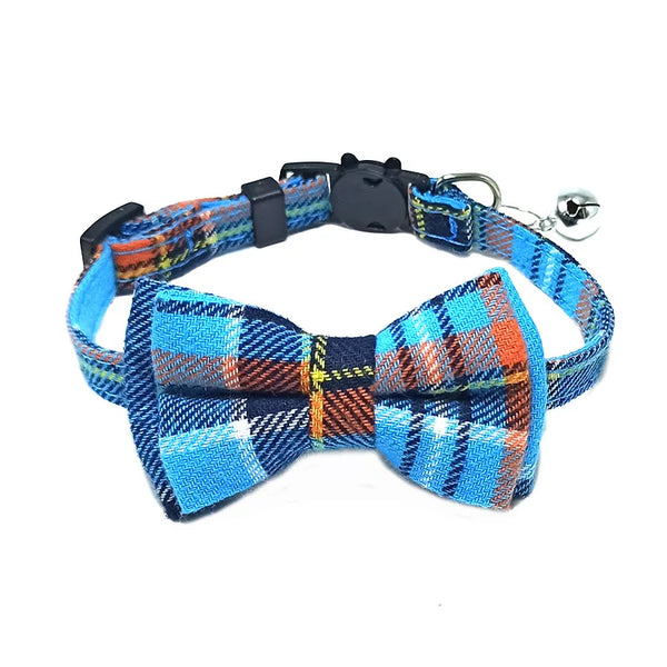 Breakaway Bow Tie Cat Collar With Bell