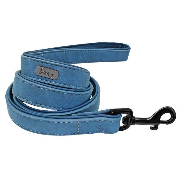Soft Leather Custom Engraved Dog Collar
