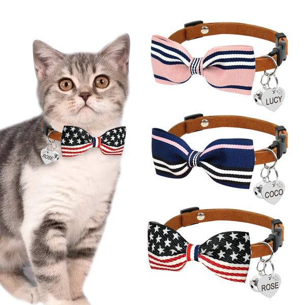 Cat Collar with Personalized Tag