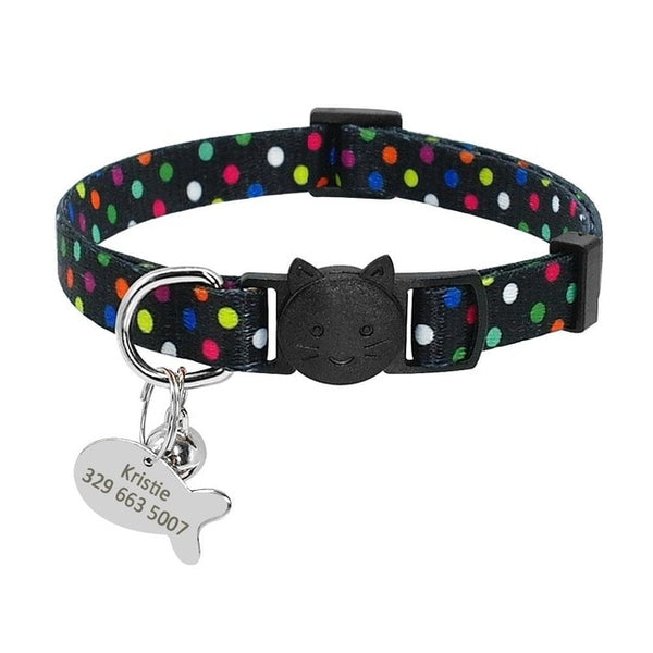 Cat Collar with Personalized Tag