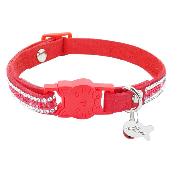 Cat Collar with Personalized Tag