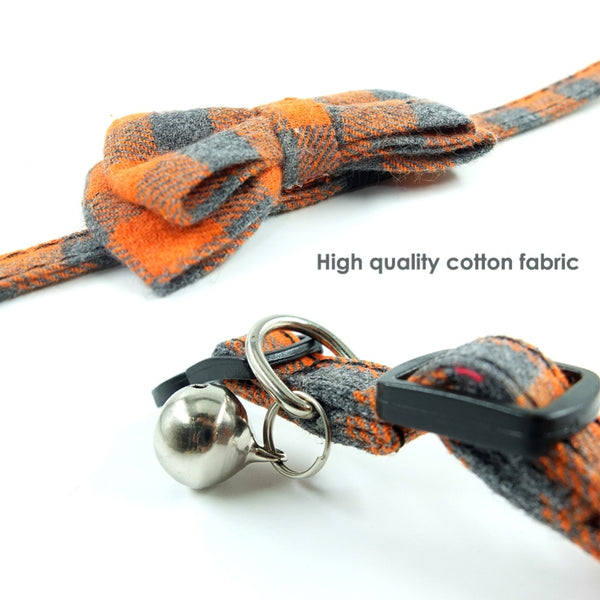 Breakaway Bow Tie Cat Collar With Bell