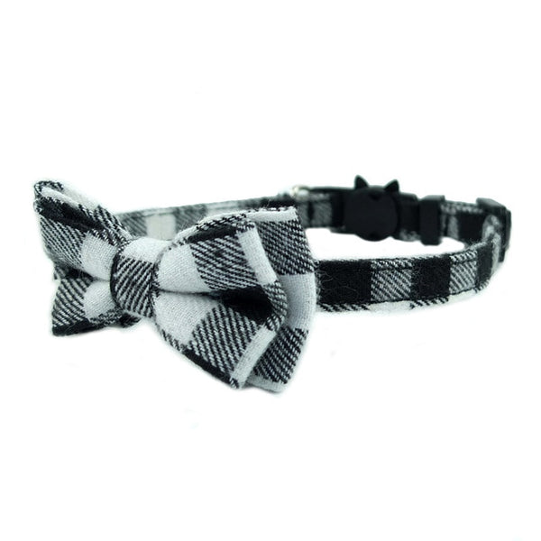 Breakaway Bow Tie Cat Collar With Bell