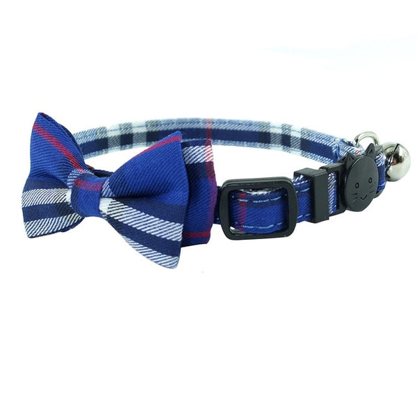 Breakaway Bow Tie Cat Collar With Bell