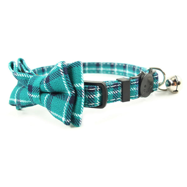 Breakaway Bow Tie Cat Collar With Bell