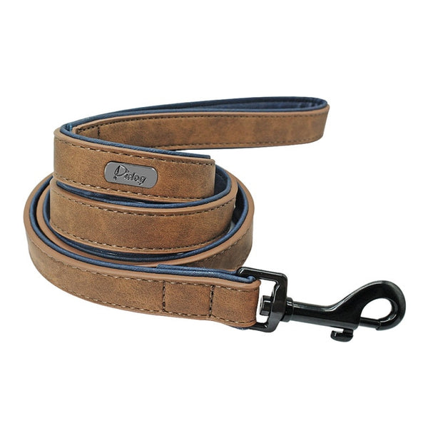 Soft Leather Custom Engraved Dog Collar