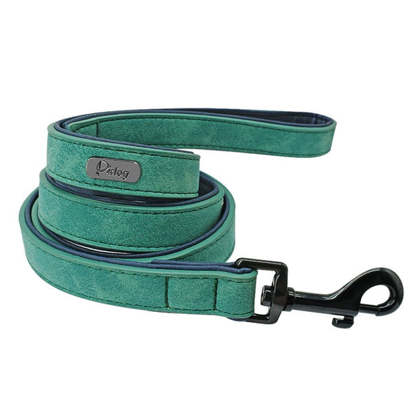 Soft Leather Custom Engraved Dog Collar