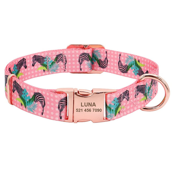 Personalized Custom Nylon Pet Collar