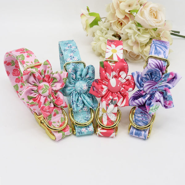 Flower Personalized Collar