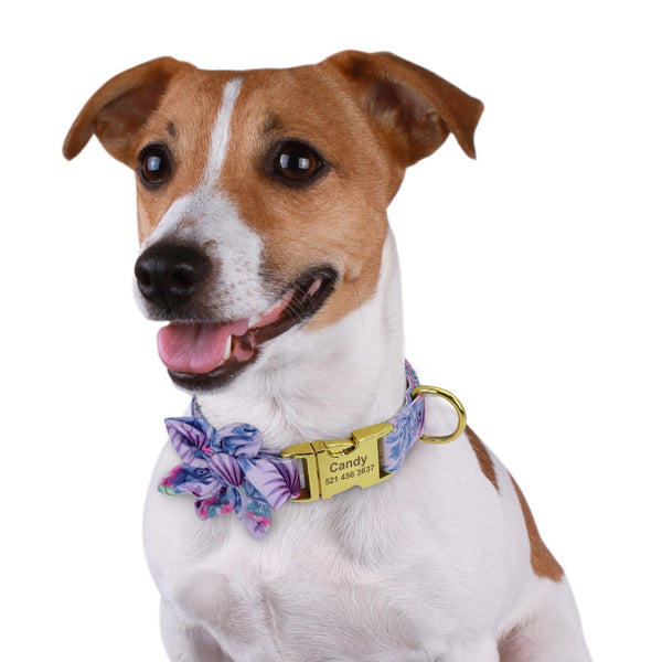 Flower Personalized Collar