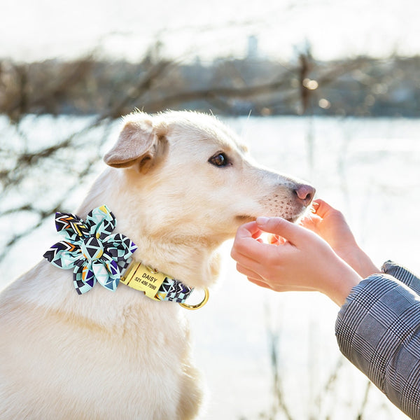 Flower Personalized Collar