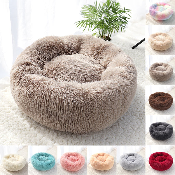 Soft Plush Round Bed