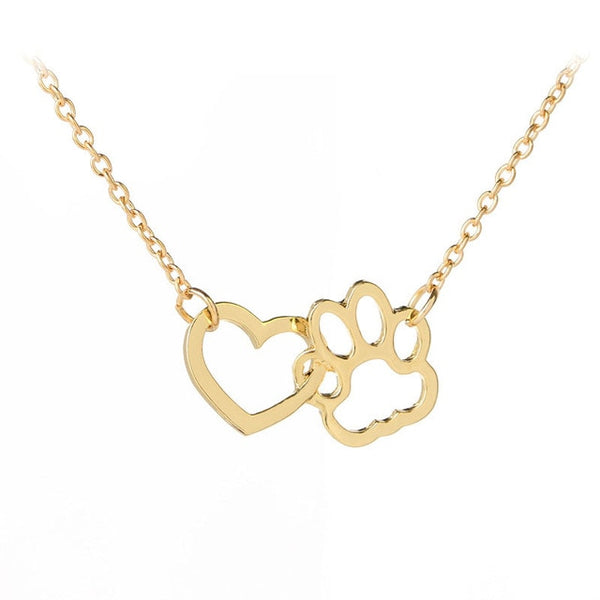 Paw and Heart Necklaces