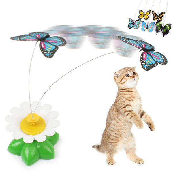 Cat Electric Rotating Colorful Toy