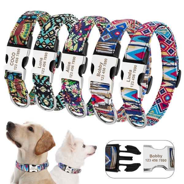 Personalized Name ID Collar