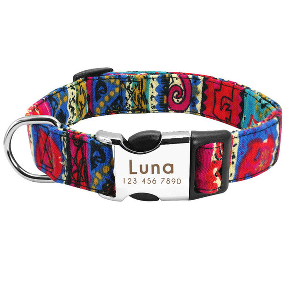 Personalized Name ID Collar